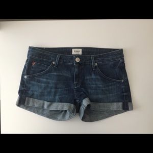 Hudson cuffed denim shorts